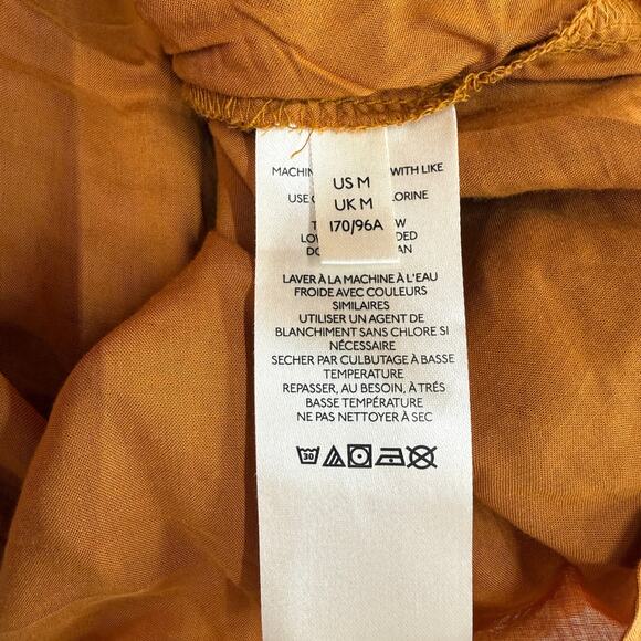 Free People Cherry Blossom Plunge Long Sleeve Mini Dress Size Medium - Picture 9 of 10